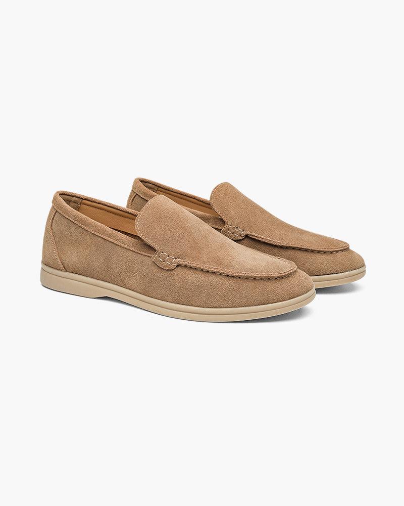 Classic Suede Loafers with an Elegant Touch