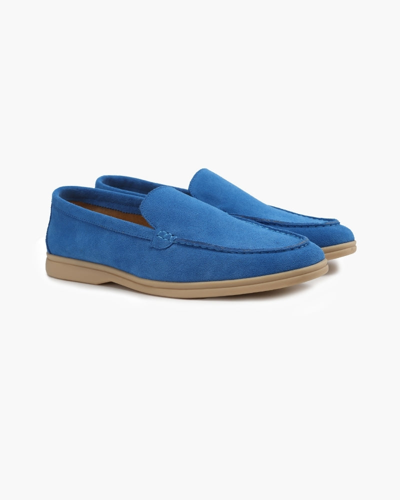 Classic Suede Loafers with an Elegant Touch