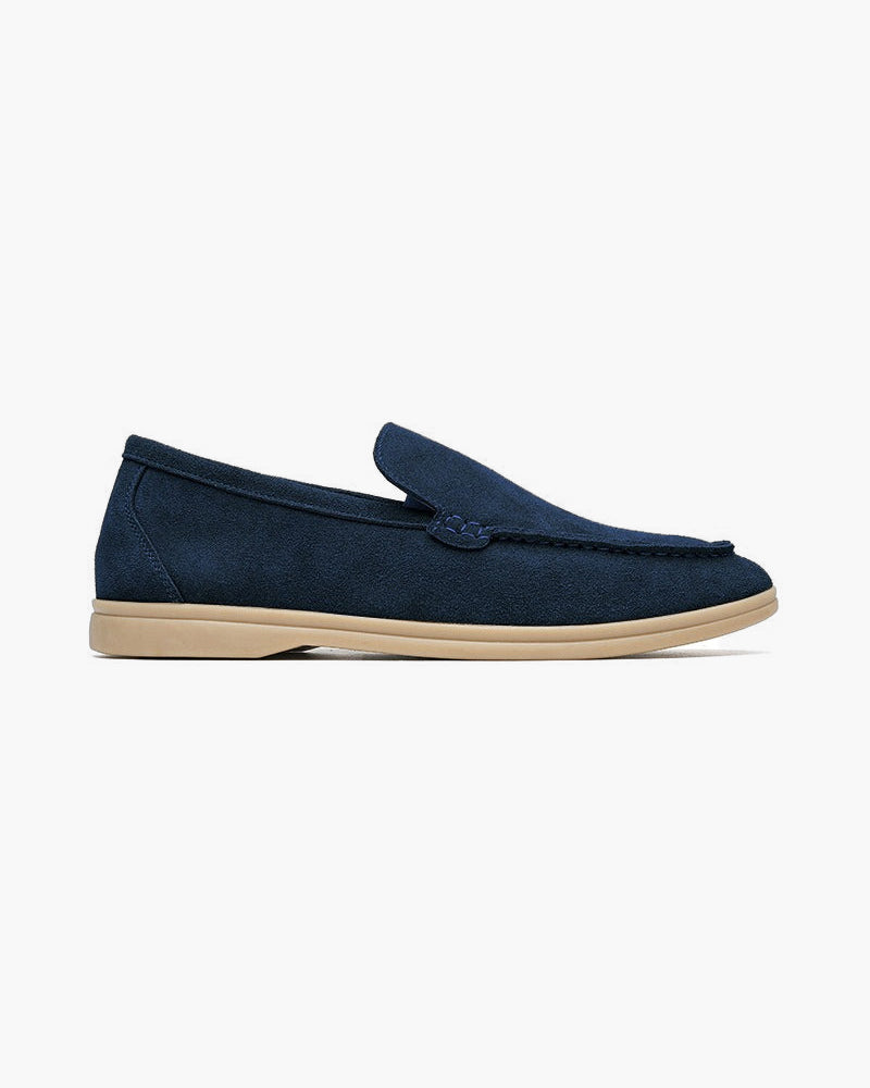 Classic Suede Loafers with an Elegant Touch