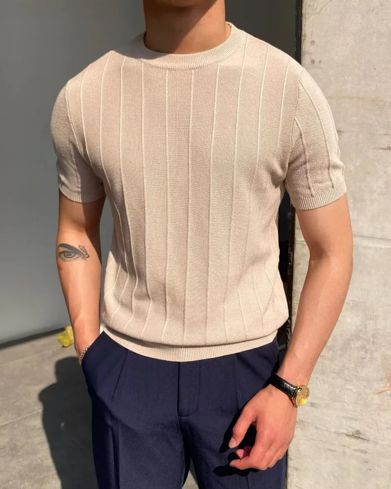 Ribbed Cannes Tee
