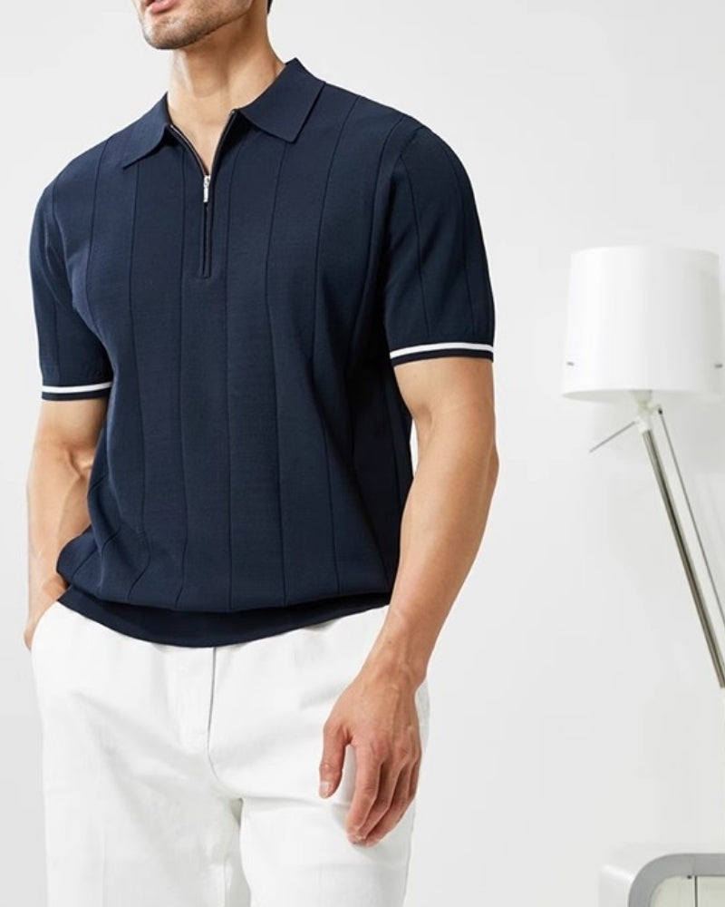 Distinctive Polo with Contrast Trim