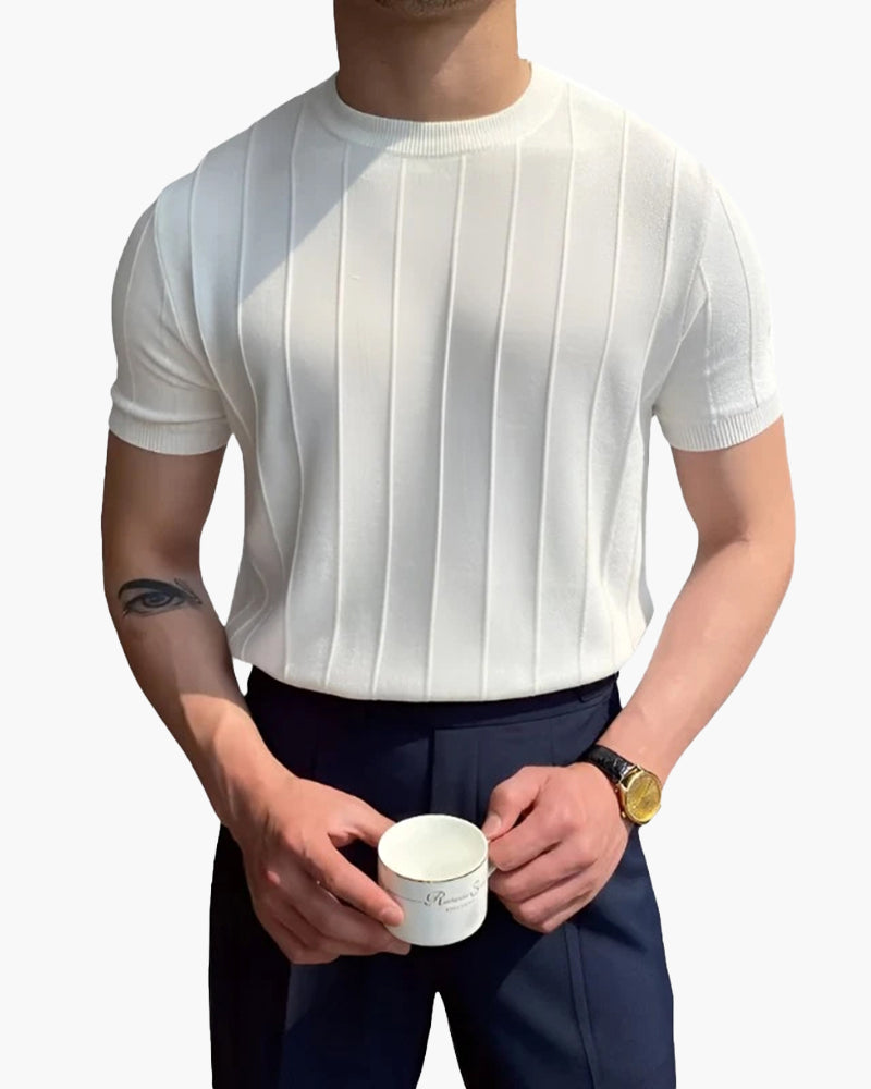 Ribbed Cannes Tee