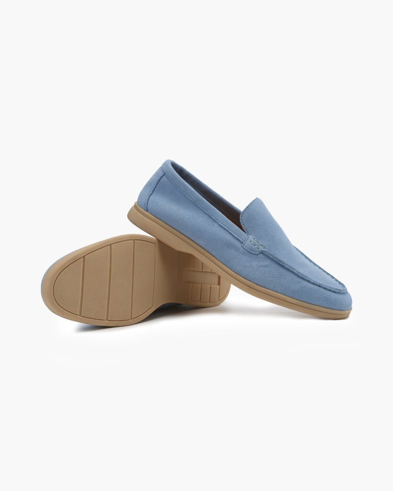 Classic Suede Loafers with an Elegant Touch