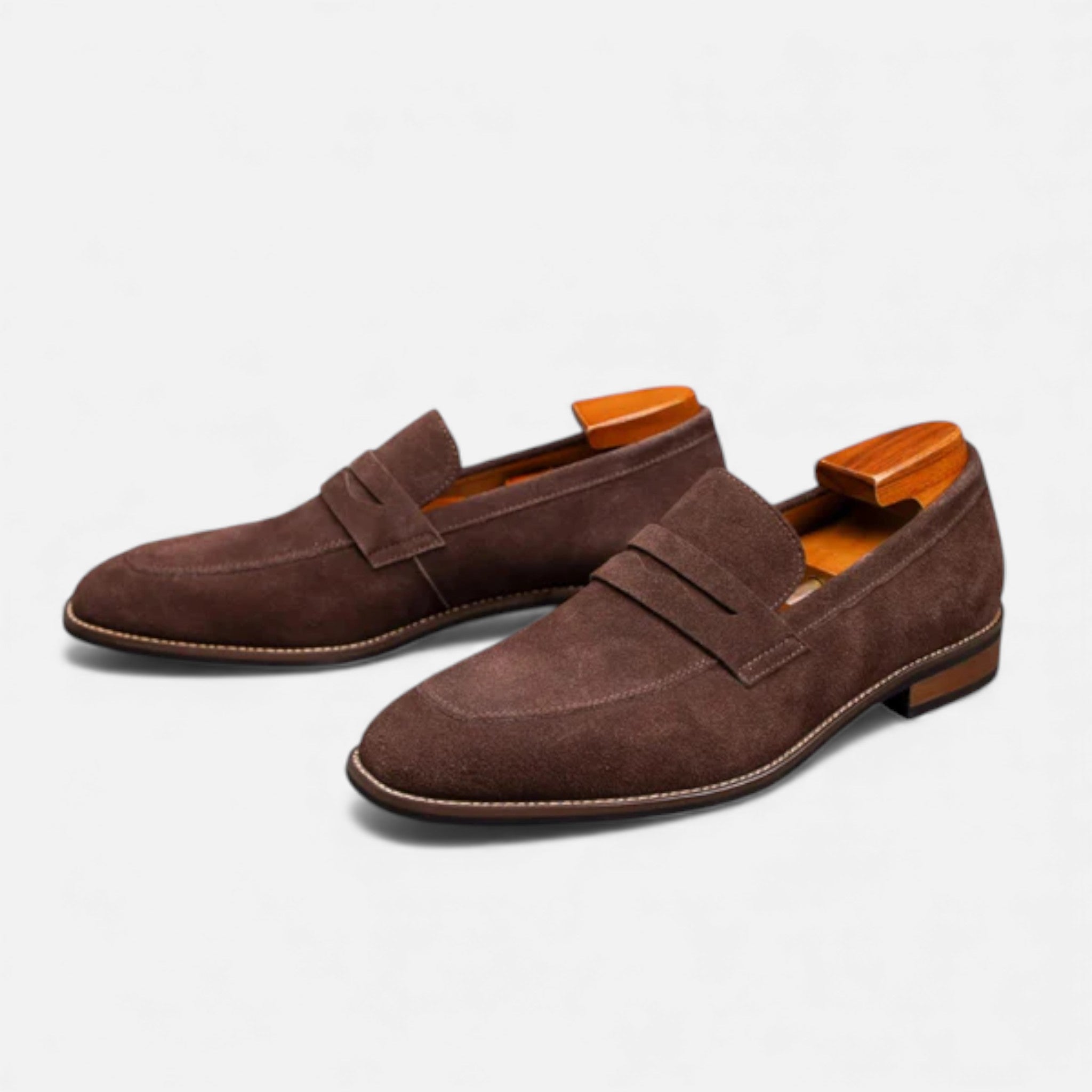 Milvaly | Men’s Penny Loafers – Classic Leather Comfort