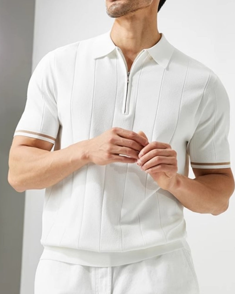 Distinctive Polo with Contrast Trim