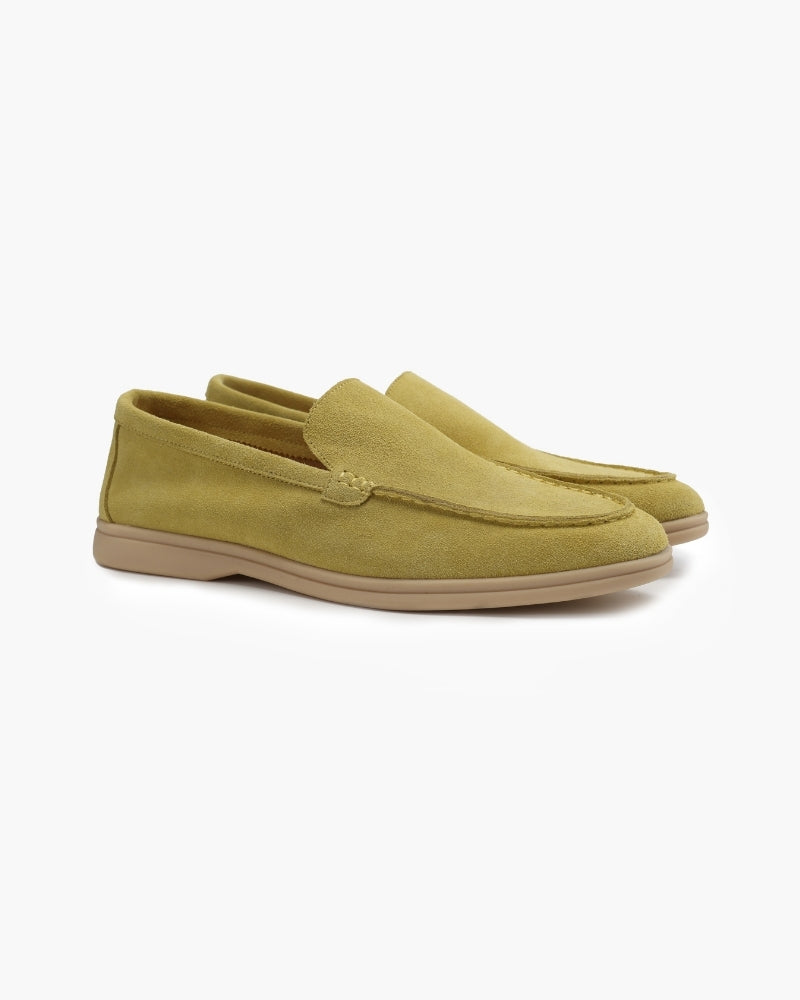 Classic Suede Loafers with an Elegant Touch