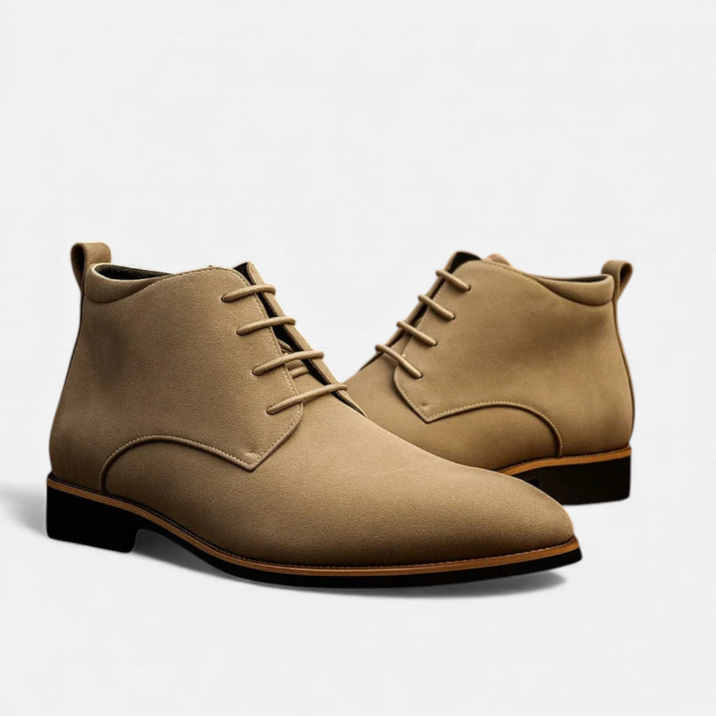 Milvaly | Men’s Suede Desert Boots – Bond-Inspired Elegance