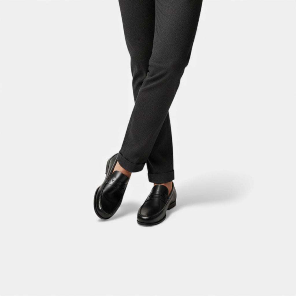 Milvaly | Men’s Leather Penny Loafers – Timeless Heritage