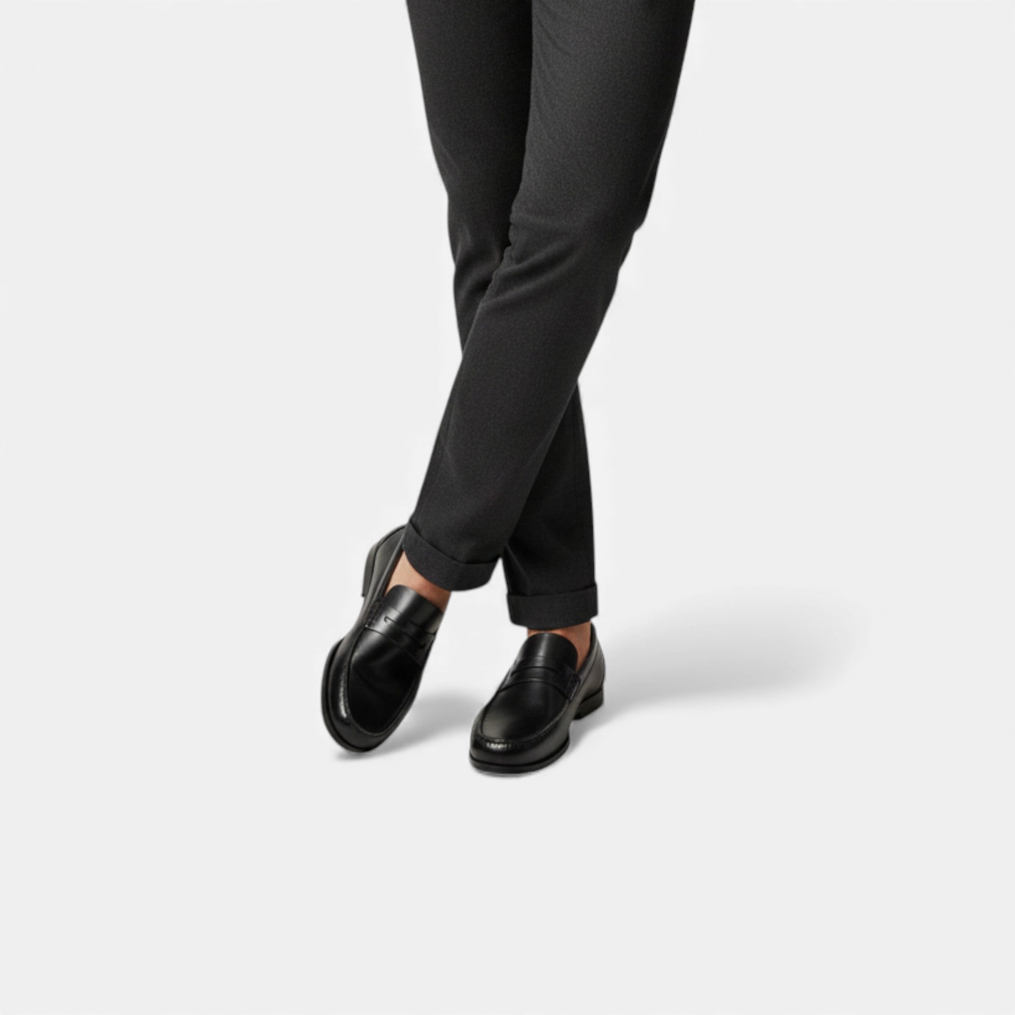 Milvaly | Men’s Leather Penny Loafers – Timeless Heritage