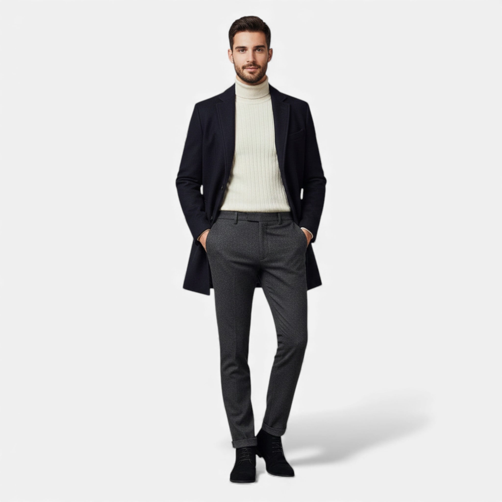 Milvaly | Men’s Suede Desert Boots – Bond-Inspired Elegance