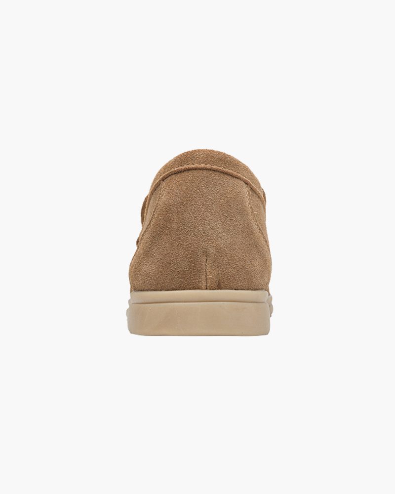 Classic Suede Loafers with an Elegant Touch