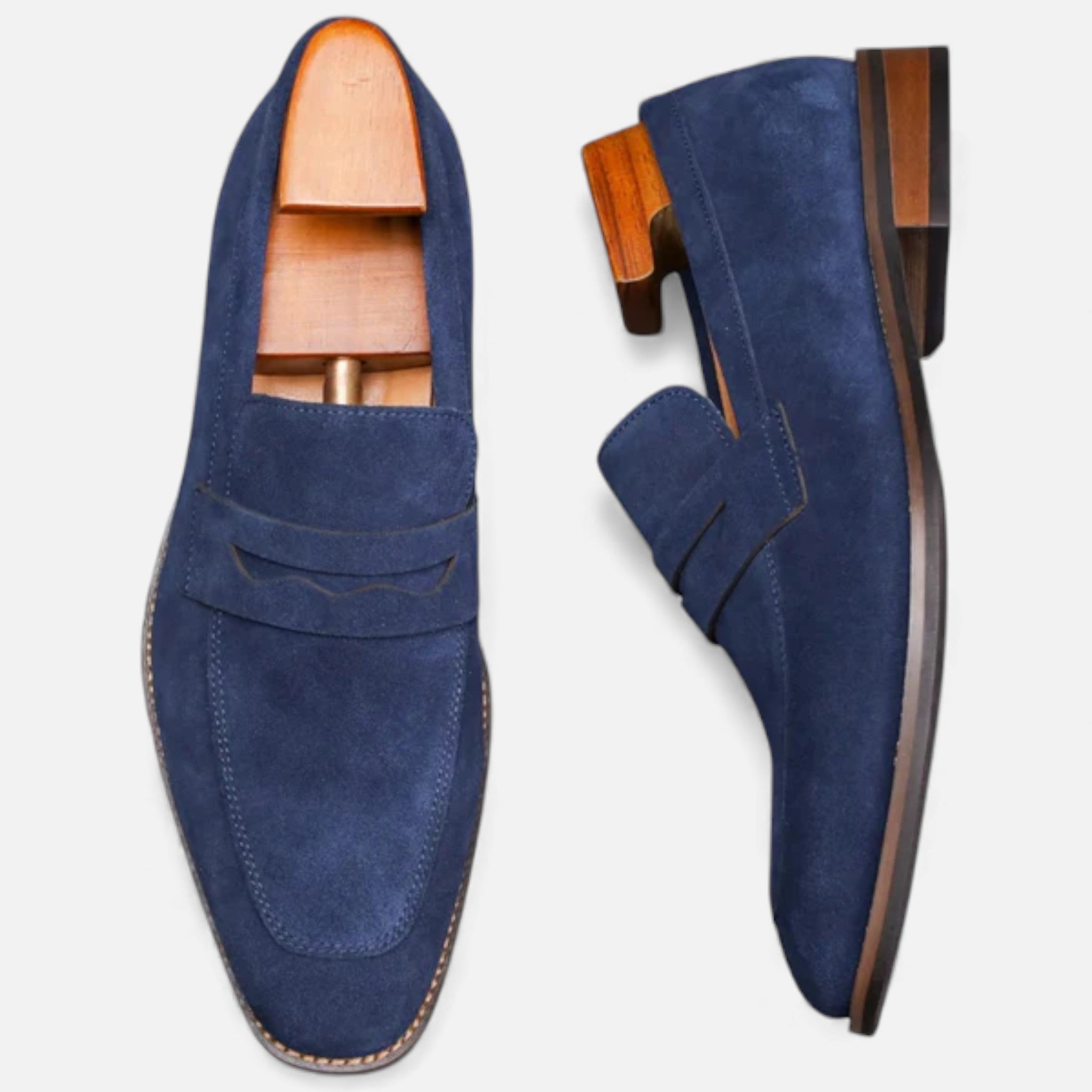 Milvaly | Men’s Penny Loafers – Classic Leather Comfort