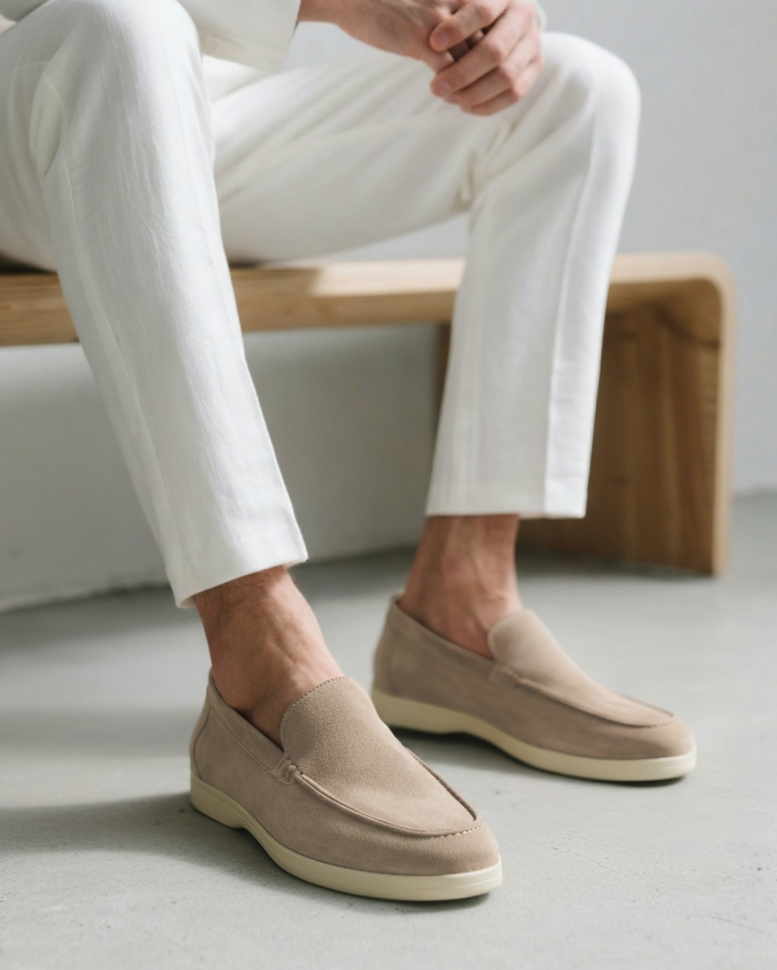 Classic Suede Loafers with Timeless Elegance
